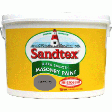 Sandtex Microseal Ultra Smooth Masonry 10Lt Slate Grey