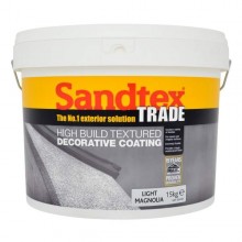 Sandtex Trade High Build Masonry Paint 15Kg Magnolia