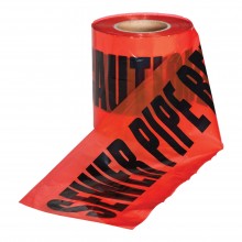 Underground Warning Tape Sewer Pipe Red 365Mt