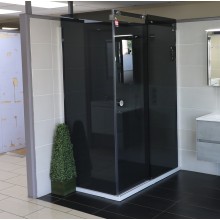 Ex-Display Shower Enclosure with Smoked Black Glass