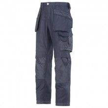 Snickers 3214 Canvas+ Holster Work Trousers Navy