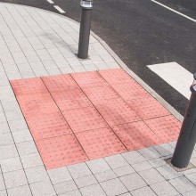Tactile Paving Flags Blister Red 400mm x 400mm x 50mm