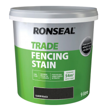 Ronseal Trade Fencing Stain Tudor Black Oak 9Lt