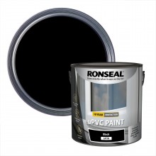 Ronseal uPVC Paint Satin Black 2.5L