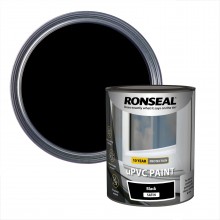 Ronseal uPVC Paint Satin Black 750ml