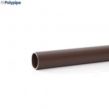 Polypipe WP12 Push Fit Waste Pipe 40mm x 3Mt Brown