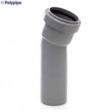 Polypipe WP19 Push Fit Waste Soil Boss Bend 157.5D 32mm Grey