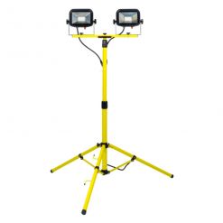 110V Twin Head Tripod Work Light 