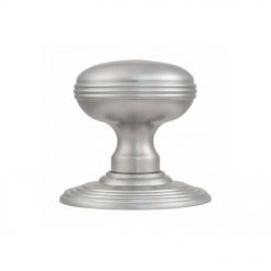 Delamain DK39CSC Ringed Door Knobs Satin Chrome