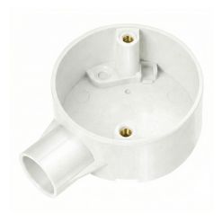 20mm White Conduit Termination Box