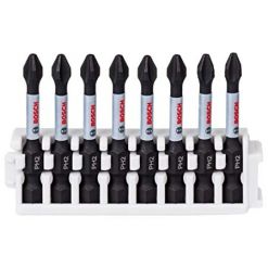 Bosch Impact PH2 50mm Power Bit Set x 8