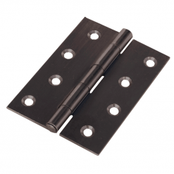 1838 Butt Hinges 100mm Black