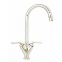 Sanbra Fyffe Sink Mixer Brushed Nickel