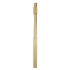 Pine Turned Newel Post 90mm x 90mm x 1531mm