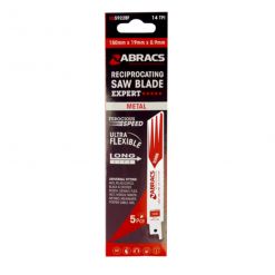 ABRACS Expert Metal Recip Saw Blade 150mm x 19mm x 0.9mm 5PC Pack
