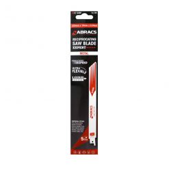 ABRACS Expert Metal Recip Saw Blade 225mm x 19mm x 0.9mm 5PC Pack
