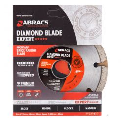 ABRACS Mortar / Brick Raking Blade 115mm x 7mm x 22mm