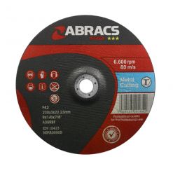ABRACS Proflex DPC Metal Cutting Disc 230mm x 3mm x 22mm