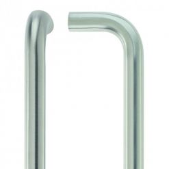 D Pull Handle 150mm x 19mm Satin Stainless Steel