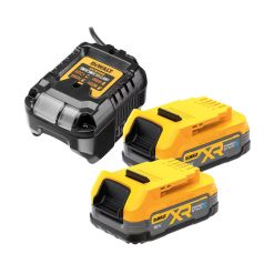 DeWalt 18V XR Powerstack 2x 2Ah Battery & Charger Kit