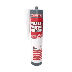 Evo-Stik Multi Purpose Silicone Sealant Clear 300ml