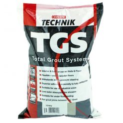 Evo-Stik Technik Total Grout System Tile Grout Grey 5Kg 