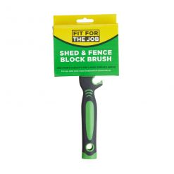 Fit For The Job Shed & Fence Block Brush 4″