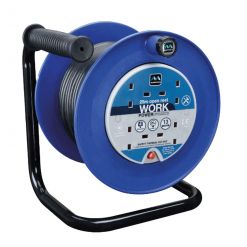 Four Socket 25 Metre Cassette Reel 13A