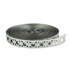 Galvanised Perforated Steel Fixing Band 12mm x 10m