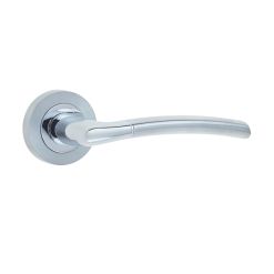 Jedo Lorenzo Chrome Lever on Rose Door Handles