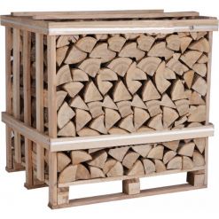 Kiln Dried Ash/Oak Hardwood Logs 400kg Crate