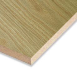 MDF White Oak Veneered Commercial A/B 2440mm x 1220mm x 18mm