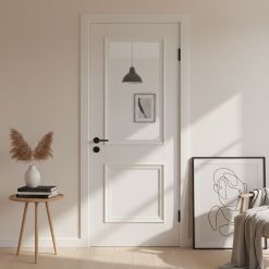 Balmoral Internal White Primed 1 Lite Clear Glazed Door