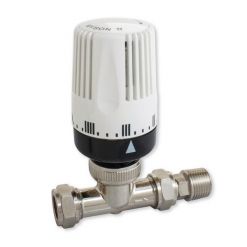 Myson Straight 2 Way TRV Valve 15mm