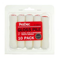 ProDec 10 Pack Gloss Pile Mohair Mini Roller Sleeves 4"