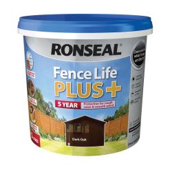 Ronseal Fence Life Plus+ Dark Oak 5L