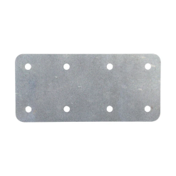 Short Internal Straight Flat Support Plate Galvanised
