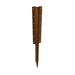 Triple Sleeper Straight Support Spike Brown