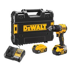 DeWalt 18V XR Brushless Compact Hammer Drill Driver Kit (2 x 5Ah)