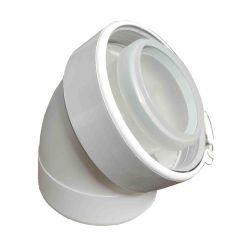 Warmflow HE 45° Balanced Flue Elbow