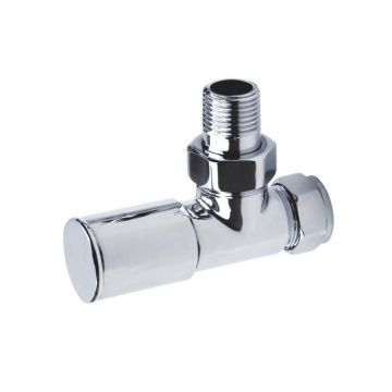 Aqualla Round Angled Valve CP