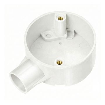 20mm White Conduit Termination Box