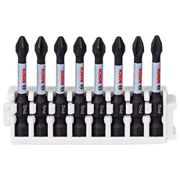 Bosch Impact PH2 50mm Power Bit Set x 8
