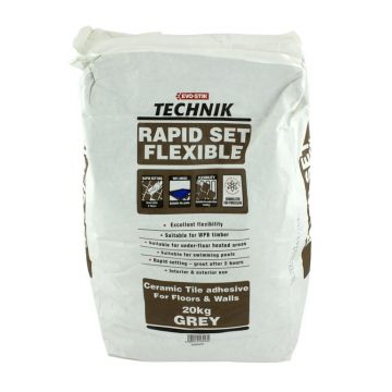Evo Technik Rapid Set Flexible Adhesive 20Kg Grey
