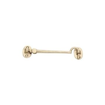 Cabin Hook Polished Brass 150mm
