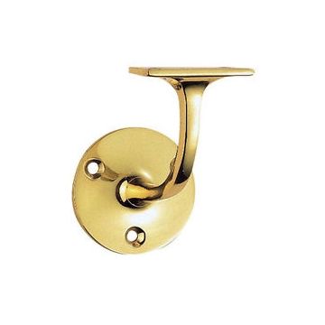 Handrail Bracket Brass 63mm