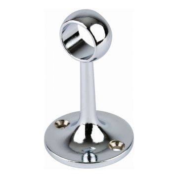 Chrome Rail Centre Bracket 25mm