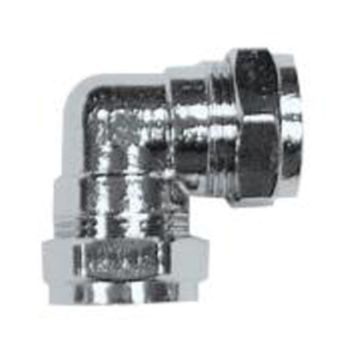 Compression Elbow 90D Chrome 15mm