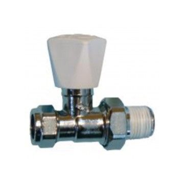 Crestalux Straight Radiator Valve 15mm