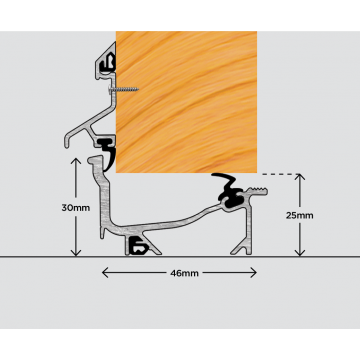 Exitex Weatherten Bar 914mm Mill